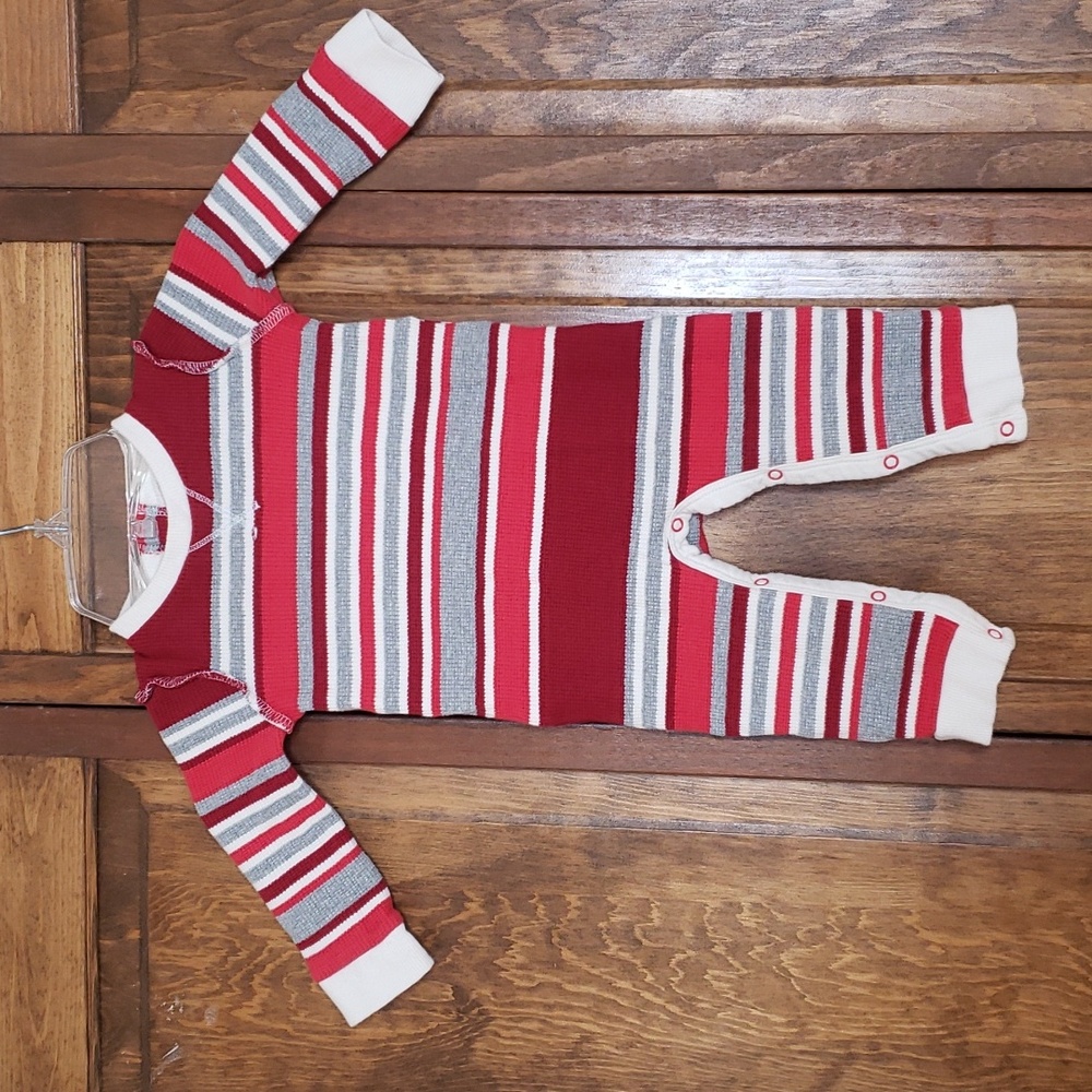 Burt's Bees Baby NWOT Thermal One Piece Romper, Sz 3-6M